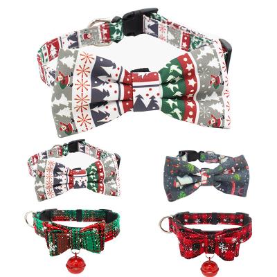 China 2021 New Design OEM Pet Collar Christmas Padded Dog Collar Seat Belt Custom Pet Supplies Collars for sale