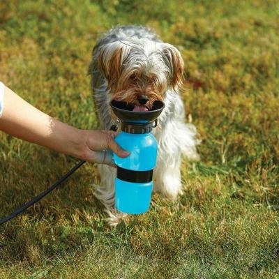 China 2021 Sustainable Portable Dog Water Bottle Custom Travel Food Grade Water Bottle Dog Pet Water Bottle for sale