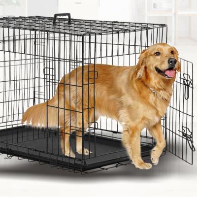 China Durable Single Door Metal Dog Double Door Folding Pet Cages Carriers Amazon Sells Pet Cages Carriers Amp Homes CatdogWire Pet Cage Old) ( for sale