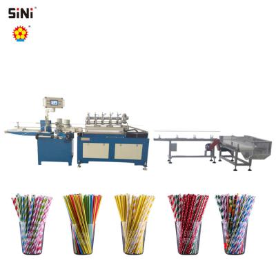 China Machinery Repair Shops Sini Mc510 High Speed ​​Multi Cutters Drinking Paper Straw Making Machine for sale