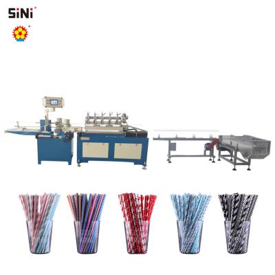 China Circular Paper Straw Making Machine Automatic Drinking Straw Cutting Blade Machine SINI Machine Repair Shops for sale