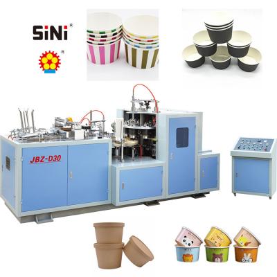 China Factory SINI JBZ-D30 Automatic Low Speed ​​Fast Noodle Making Paper Cup Forming Machine for sale