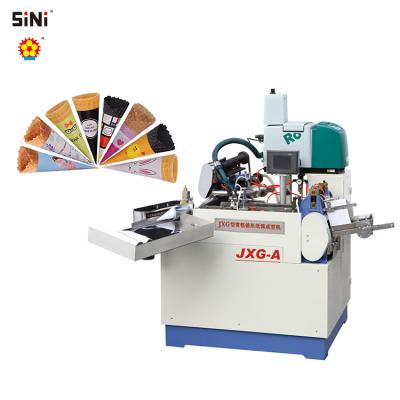 China Factory Manufacturer Professional Ice Cream Paper Cone Sleeve Forming Machine Ice Cream Cone Sleeves for sale