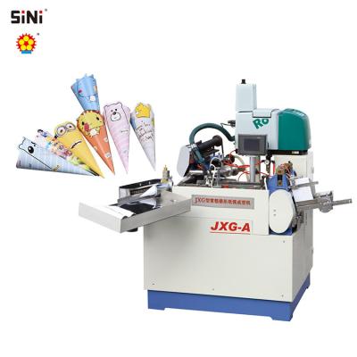 China Paper canister type ice cream cone machine, factory SINI JXG-A hot sale! full automatic paper cone making machine for sale for sale