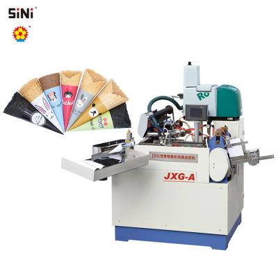 China Wholesale Good Quality Factory SINI Ice Cream Paper Cone Sleeve Forming Machine for sale