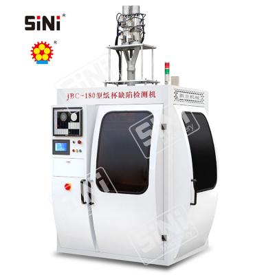 China Factory SINI JBC-200 automatic paper cup faultiness detection machine servo motor machine with detection functions for sale