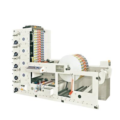 China Garment Shop SINI RY850 Label Paper Roll To Roll Narrow Web Flexo Paper Plate Printing Machine for sale