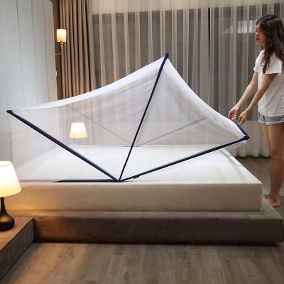 China Hot Sale Folded Tik 2022 Tok Fashion Bed Net Free Install Fordable Mosquito Net With Normal for sale