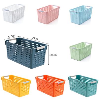 China 2022 Newest Modern Plastic Living Room Kitchen Storage Basket Pantry Storage Baskets for sale