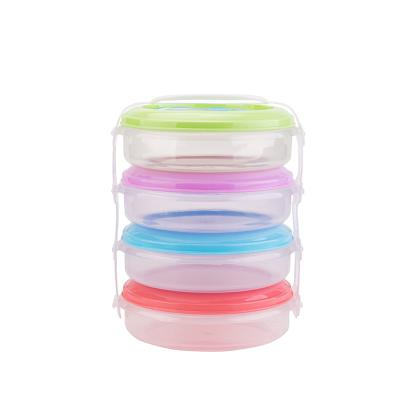 China High Borosilicate Heat Resistant Plastic Storage Box Food Stored Plastic Airtight Storage Container for sale