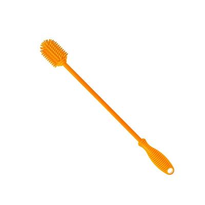 China Long Handle Bottle Cleaning Brushes Silicone Viable Bottle Brush for sale