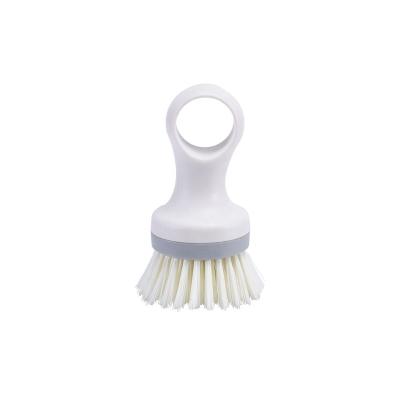 China Durable Stainless Steel Bulk Scrubber Anti Bacteria Handle Dish Pot Cleaning Brush For Kitchen for sale