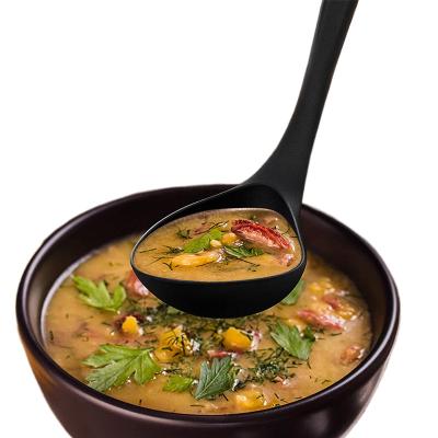 China 2022 Sustainable New Launched Food Grade Soup Pocket Spoon With Comfortable Handle For Home Kitchen Use for sale