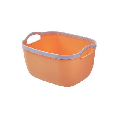 China Hot Selling Simplified New Product Household Tray Storage Basket Bathroom Plastic Slim Baskets Viable for sale