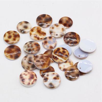 China Jewelry Using Natural Tiger Cowrie Round Shell Beads Necklace DIY Jewelry Jewelry Accessories for sale