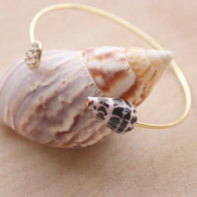 China Beautiful Cute Handmade Hebrew Jewelry Natural Shell Cone Bracelet Beach Wedding Holidays for sale