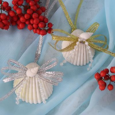 China Christmas Shell Pendant&Drop Custom Handmade Lion Shell Ornaments Shell&Conch DIY Party Natural Handmade Decor for sale