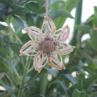 China Beautiful Nautical Shell Christmas Pendant &Drop Ornaments Shell&Conch DIY Party Natural Handmade Decor for sale