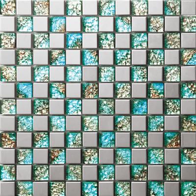 China New Parquet 2021 Factory Price Diamond Mirror Wall 3D Mosaic High Quality Decorative Instant Glass Slab Kitchen Back Partition Bathroom for sale