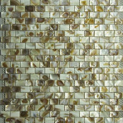 China High quality multi color parquet shell mosaic and nano glass pure white laminated mosaic tiles are used for decoration for sale