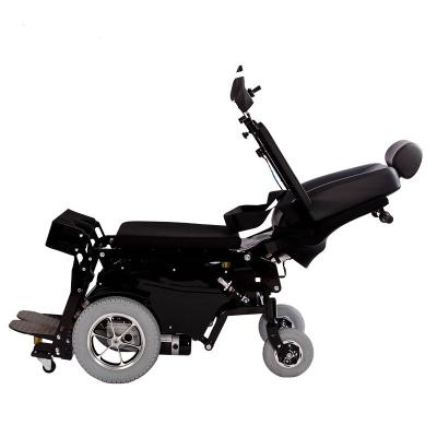 China High Strength Carbon Steel Fully Automated Luxury Electric Standing Wheelchair Heavy Duty Disabled Recline Power Chair for sale