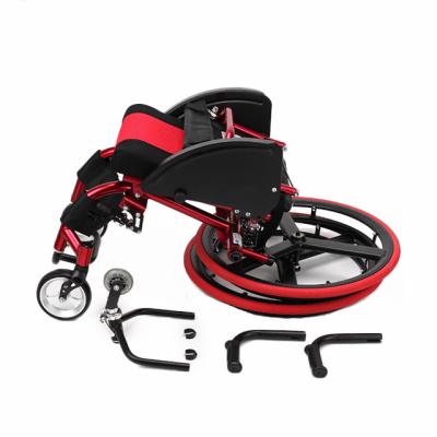 China Alluminum alloy quick release wheel leisure sport wheelchair outdoor foldable made in China for sale