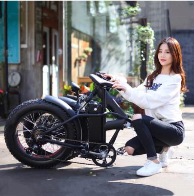 China Hot Sale Fat Tire Unisex Adult Electric Bike 48v 500w Mine Sales Factory Electric Bike for sale