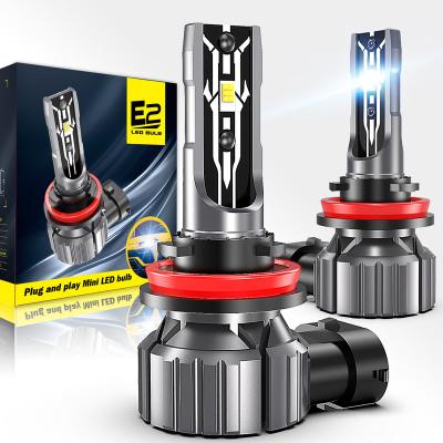 China WAIX E2 headlight car led headlight bulb H4 high power headlight led wholesale car led headlight for sale