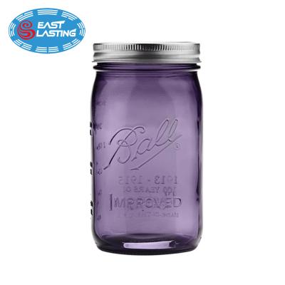 China 21oz Viable Factory Made High Quality Empty Glass Mason Jar For Food Honey Storge for sale