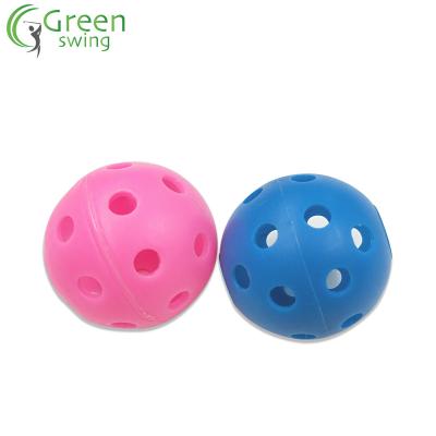 China Hollow Empty Golf BAL Airflow Cavity Plastic Golf Balls for sale