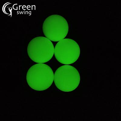 China Rubber + Glowing Surlyn Golf Balls Night Glowing Golf Ball for sale