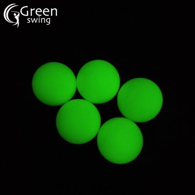 China Surlyn Custom Ball Logo Glow In Dark Golf Ball Luminous Rubber + Gift Box for sale