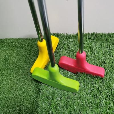 China Mini Steel Kids Golf Movers Wholesale Golf Club Putters Kids Head Rubber Golf Putter Club for sale