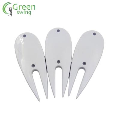 China Plastic Digging Tool Plastic Golf Golf Fork Mark Repairs Plastic Golf Fork for sale