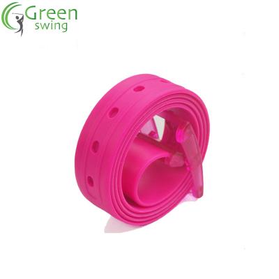 China Best Selling Fashion And Fun ALLOY Golf Silicone Belt On Promotional for sale