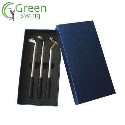 China Gift Logo Golf Pen Set Custom Metal Golf for sale