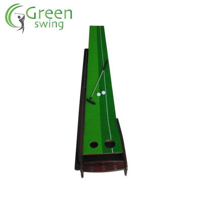 China Golf Training Aid Portable Indoor Golf Putting Mat Golf Practice Set for sale