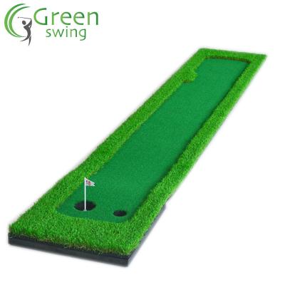 China Entertainment Mini Synthetic Indoor Golf Putting Green Golf Training Mat Golf Green for sale