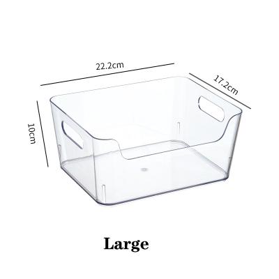 China Pet Food Heatable Clear Kitchen Fruit Vegetable Storage Bin Freezer Storage Container Plastic Airtight Box Set With Handle for sale