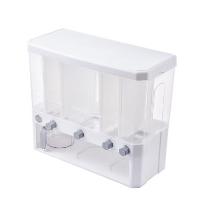 China 2022 New Beans Rice Storage Box Modern Universal Plastic Food Cereal Rice Dispenser Storage Container Dry Box for sale