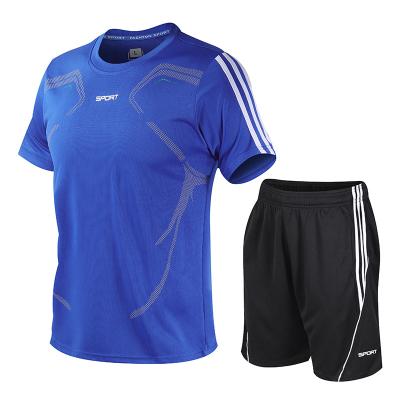 China Breathable Youth Soccer Football Sports Custom Clothing 5XL GYM Suits Short Sleeve Plus Size T-shirt for sale