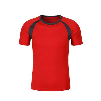 China Quick-Dry Round Neck Polyester Shirt Breathable 1756 Anti-Shrink Sports Running Shirt Men Increasing T-shirt S-3XL for sale