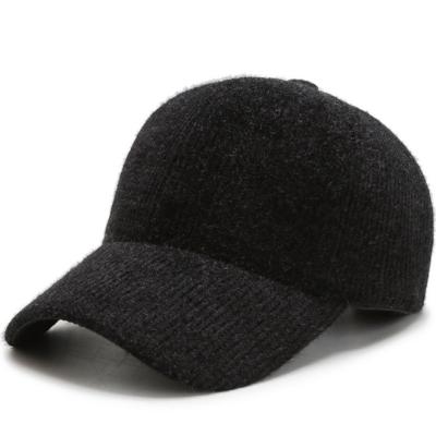 China COMMON wholesale 6 panel woolen corduroy hat outdoor sports baseball trucker autumn and winter stock wool hats for sale