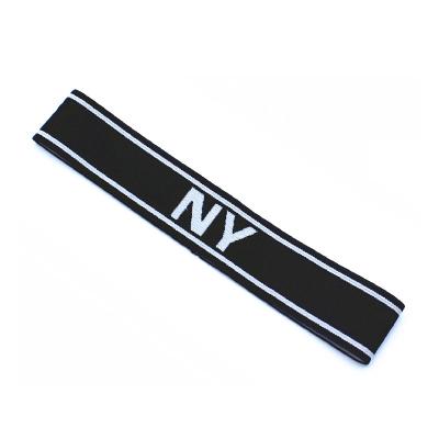 China Sports Fitness Sports Letters Men Women Korean Yoga Running Sweatband Stretch Sweat Band Hair Band Star Absorbent Headband for sale