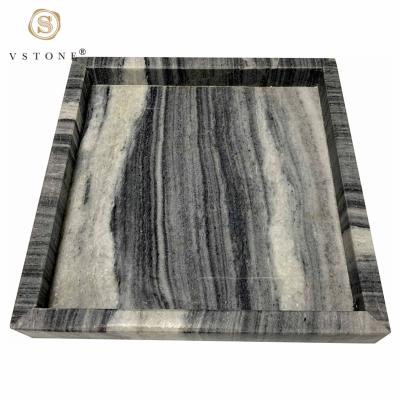 China Marble Home Serving Tray Natural Marble Tray Rectangle Restaurant Hotel Decorations Home.Restaurant.Bar.Hotel.Wedding for sale