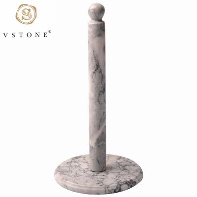 China Nordic nature marble kitchen paper towel holder for sale