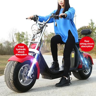 China Cheap Unisex Electric Motorcycles 1500W Electrico Battery Scooter 2000W 2 Wheel European Warehouse Citycoco for sale