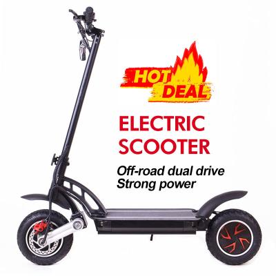 China 2400w Motor Doubles Delivery Foldable Electric Scooter Europe EU Unisex Adult Fast Offroad Stock for sale