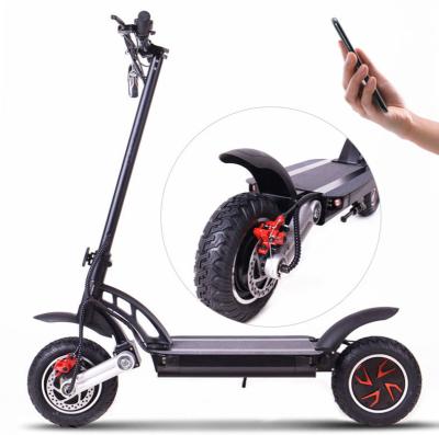 China Electric Kick Scooter 48V 2400W Unisex Off-Road Double Motors For Adults for sale