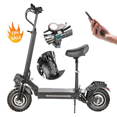 China 1200w unisex 11inch powerful off road e-scooter electric scooter double motor double foldable electric adults e scooter for sale